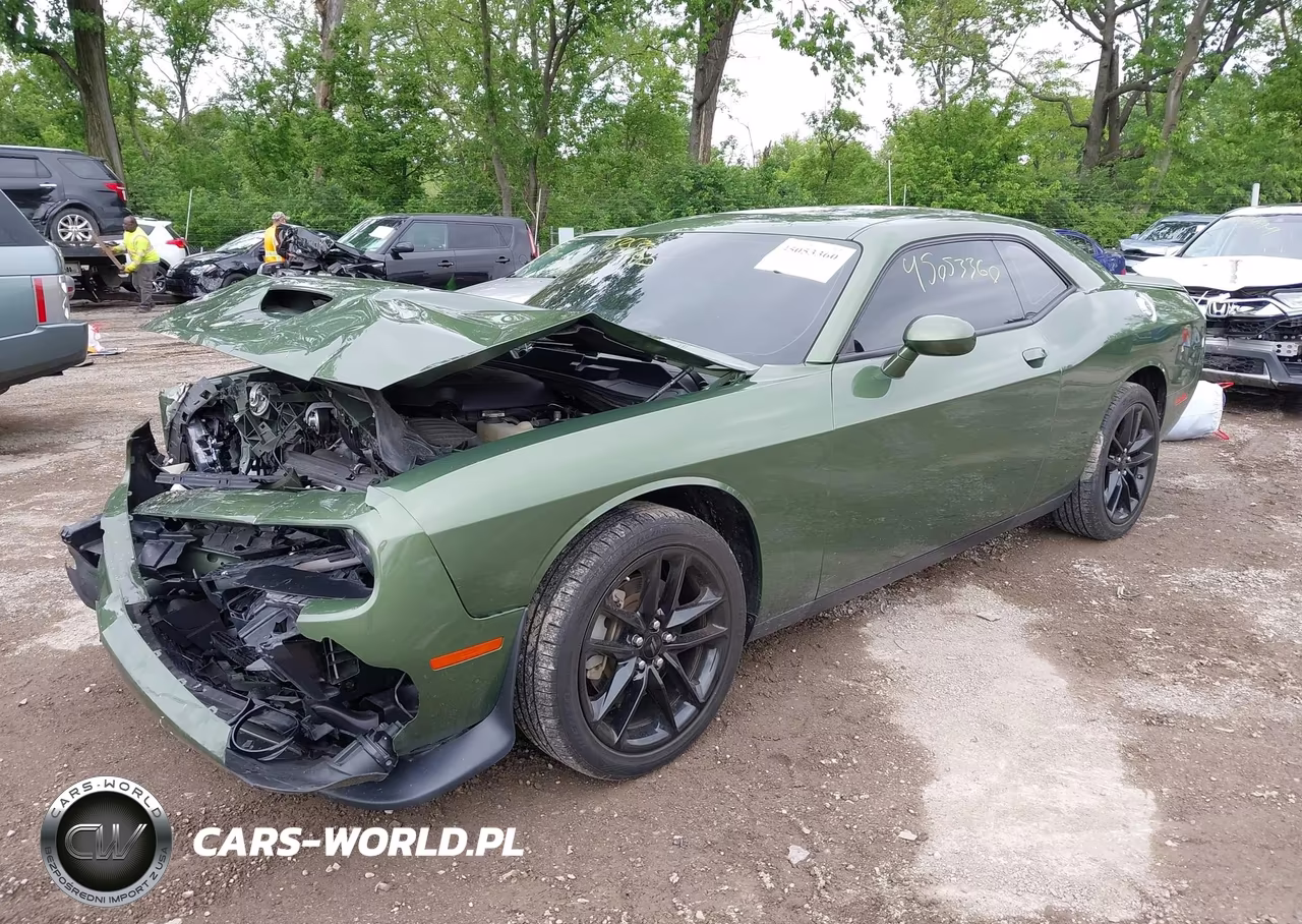 2022 Dodge Challenger Gt Awd VIN:2C3CDZKG6NH205877 - 2