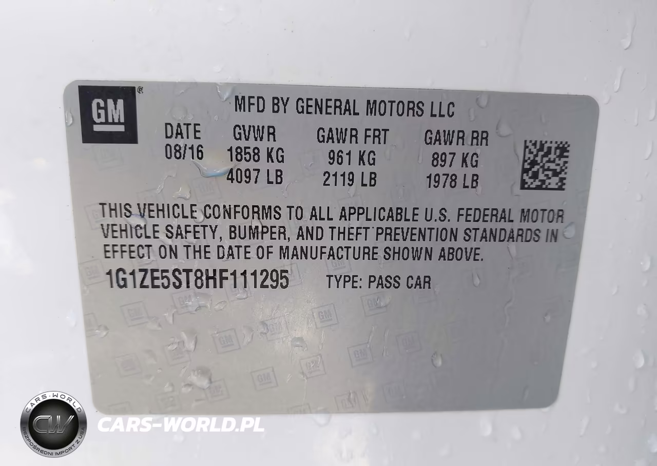 2017 Chevrolet Malibu 1Lt VIN:1G1ZE5ST8HF111295 - 9