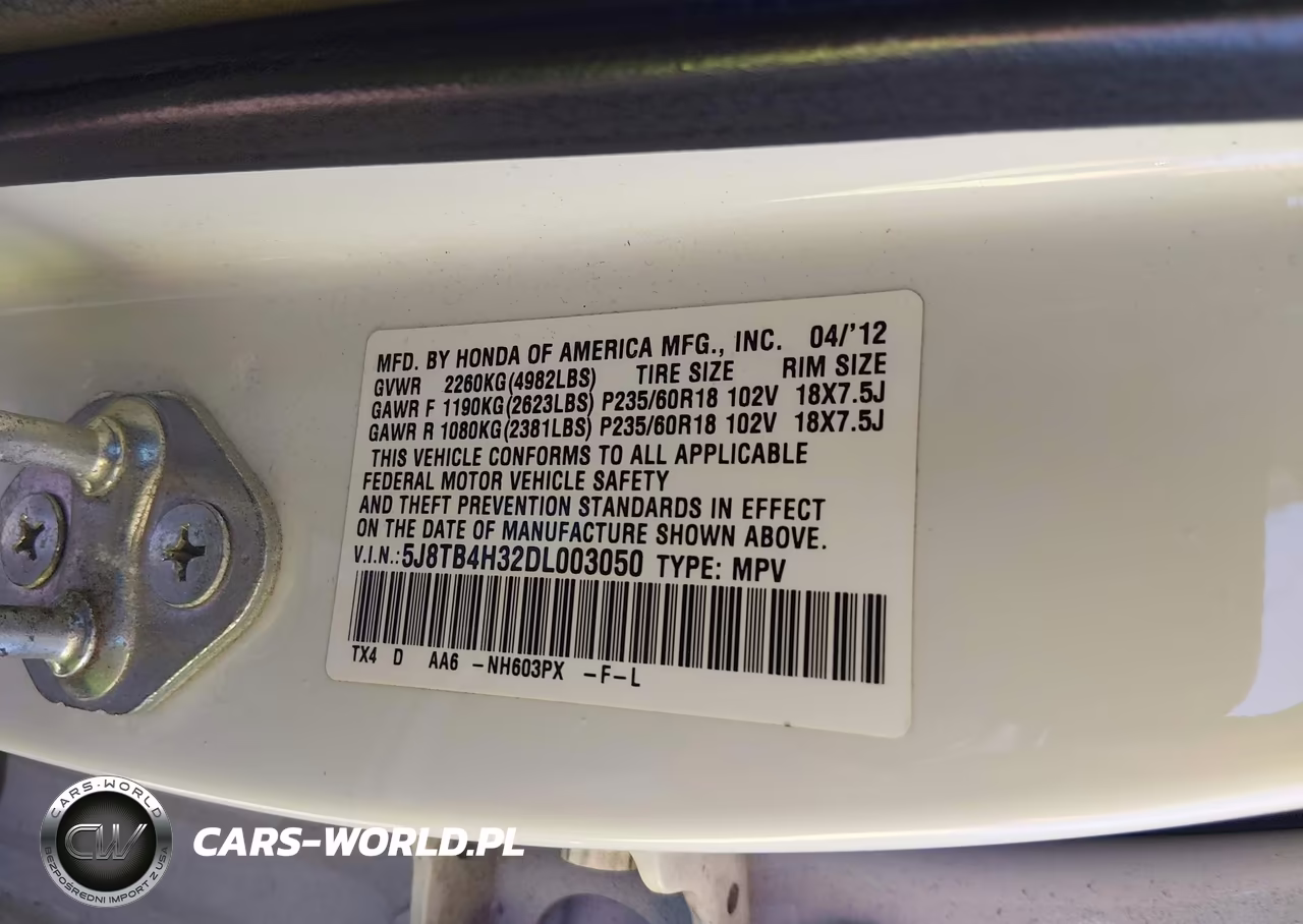 2013 Acura Rdx VIN:5J8TB4H32DL003050 - 9