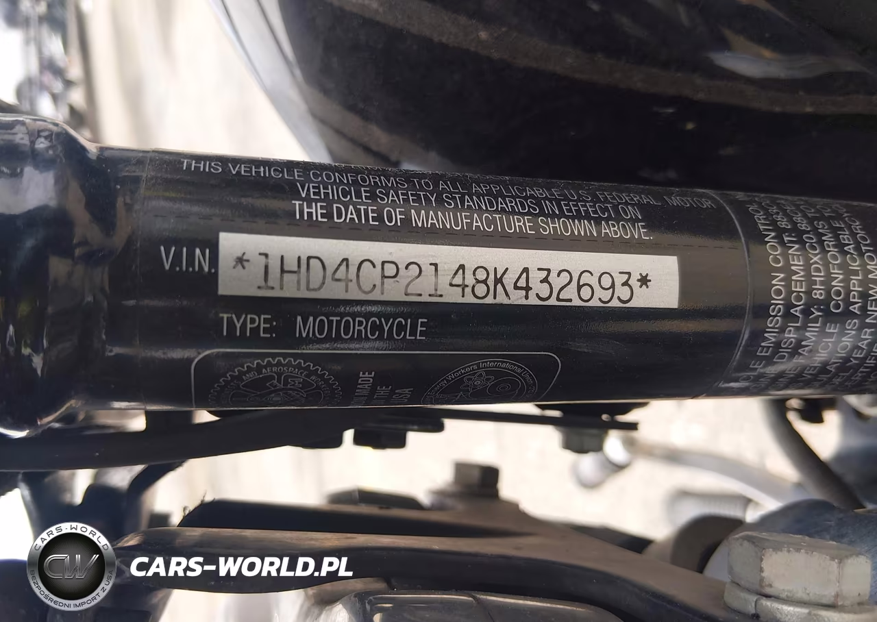 2008 Harley-Davidson Xl883 C VIN:1HD4CP2148K432693 - 10