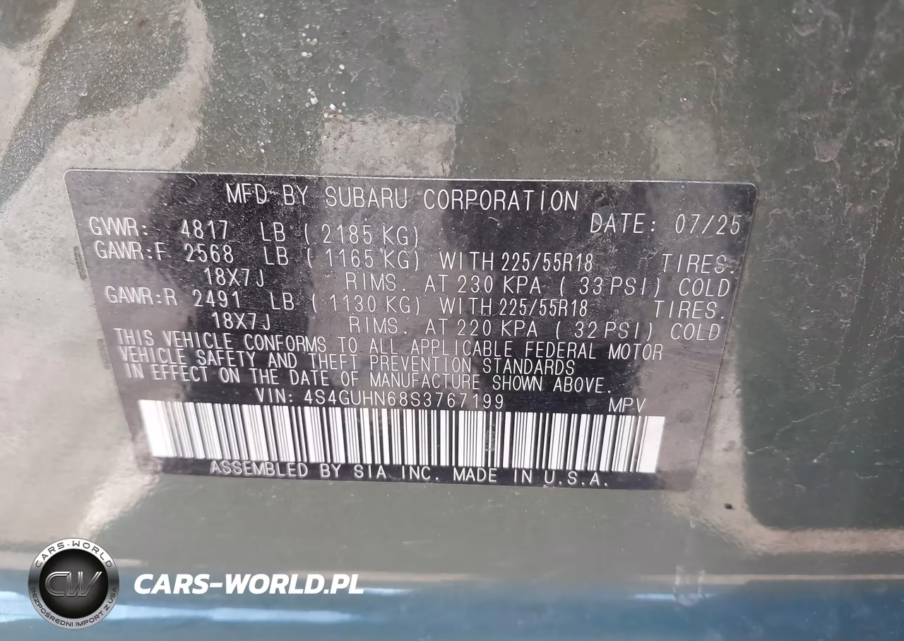 2025 Subaru Crosstrek Limited VIN:4S4GUHN68S3767199 - 9