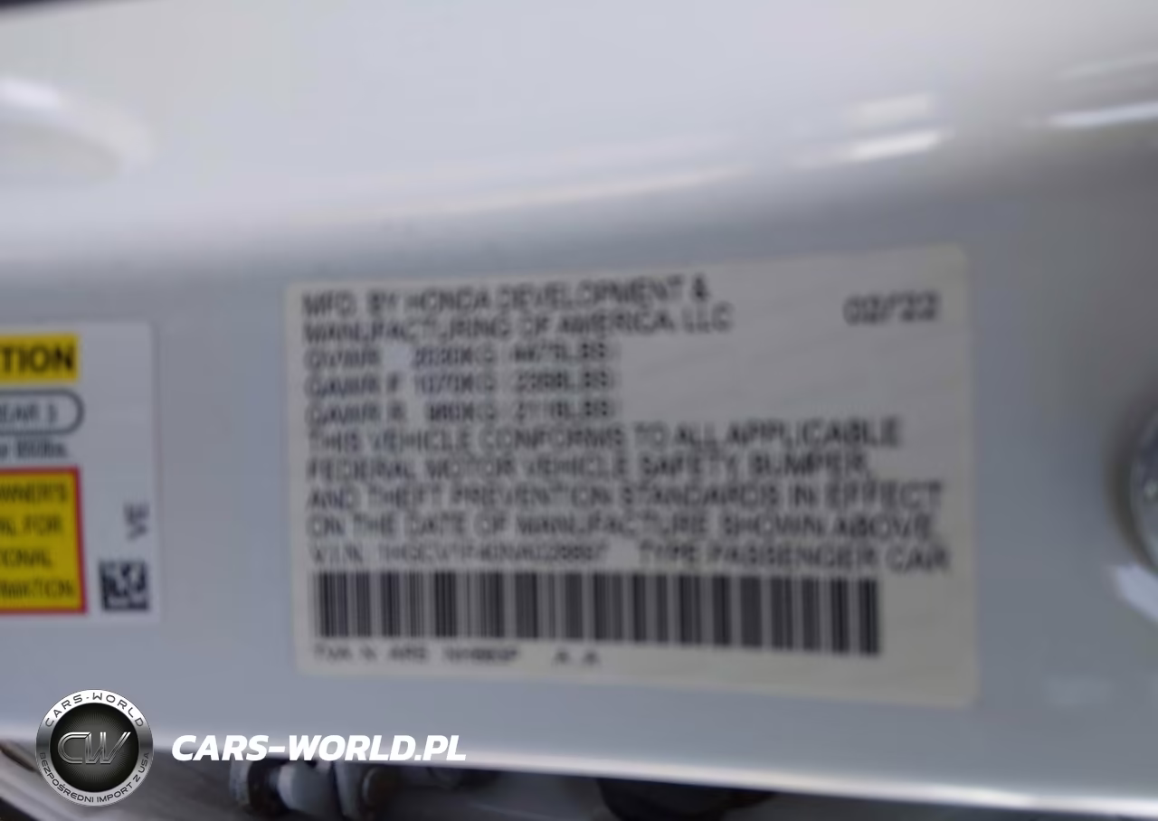 2022 Honda Accord Sport Special Edition VIN:1HGCV1F40NA028897 - 9
