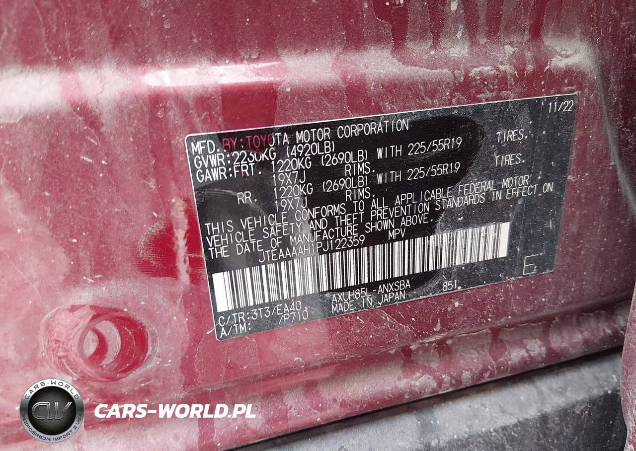 2023 Toyota Venza Limited VIN:JTEAAAAH1PJ122359 - 9