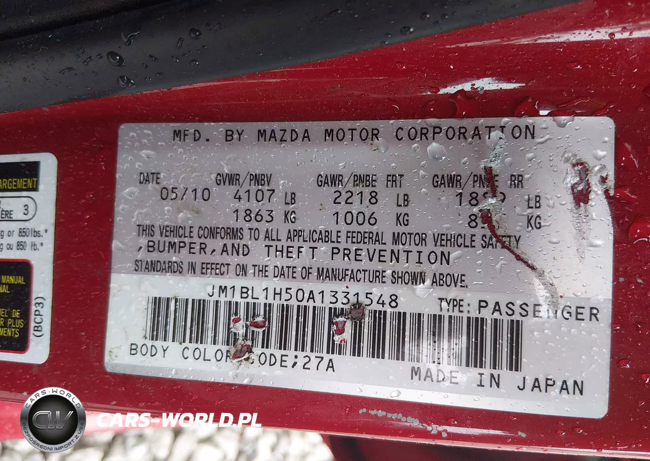 2010 Mazda Mazda3 S Sport VIN:JM1BL1H50A1331548 - 9