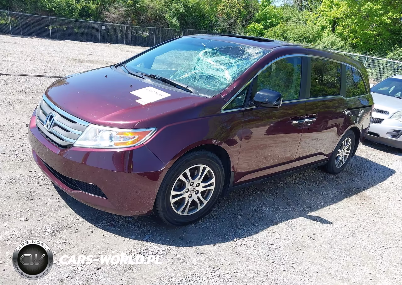 2012 Honda Odyssey Ex-L VIN:5FNRL5H63CB078900 - 2