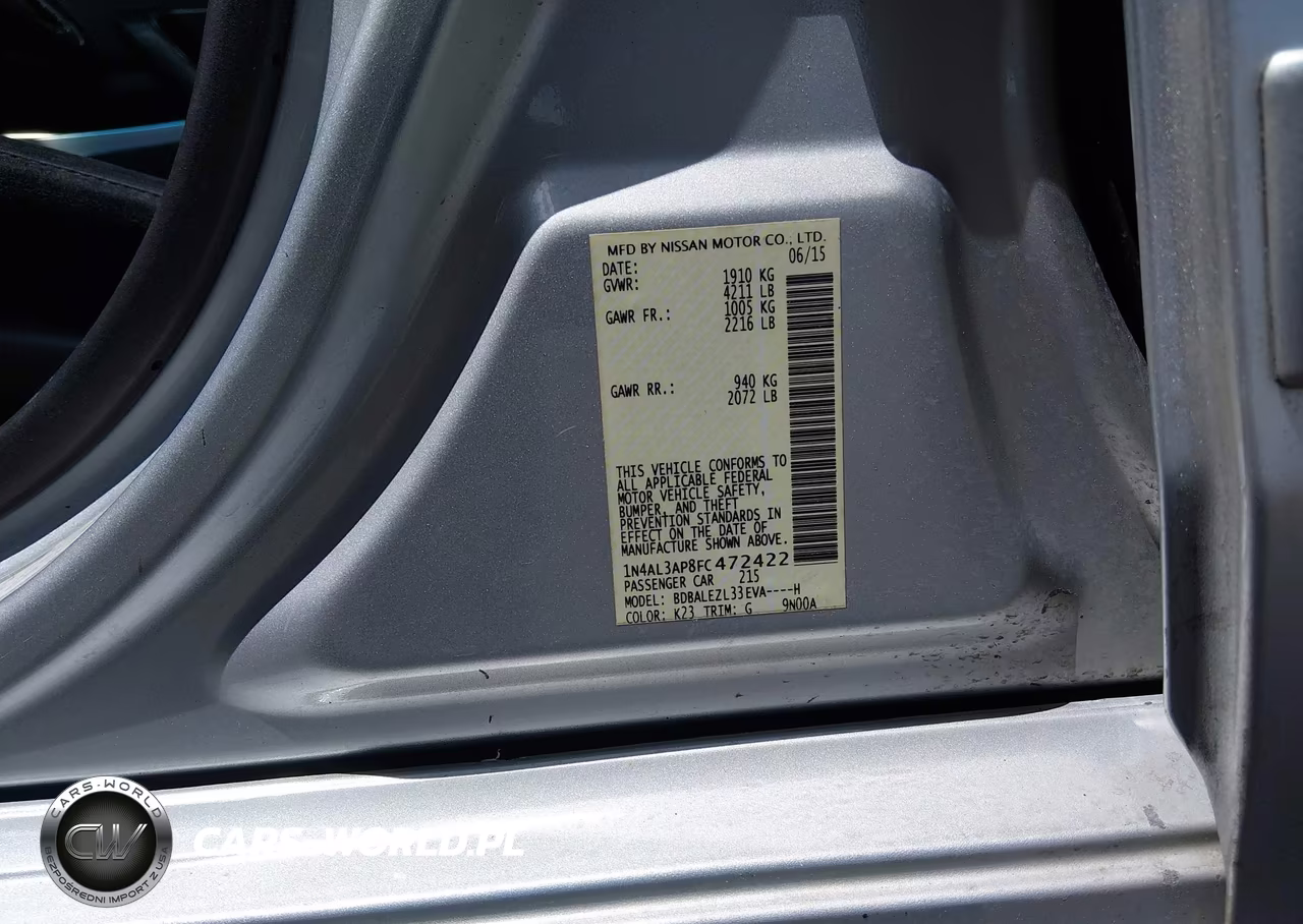 2015 Nissan Altima 2.5 VIN:1N4AL3AP8FC472422 - 9