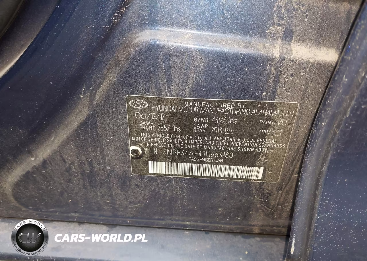 2018 Hyundai Sonata Sport VIN:5NPE34AF4JH663180 - 9