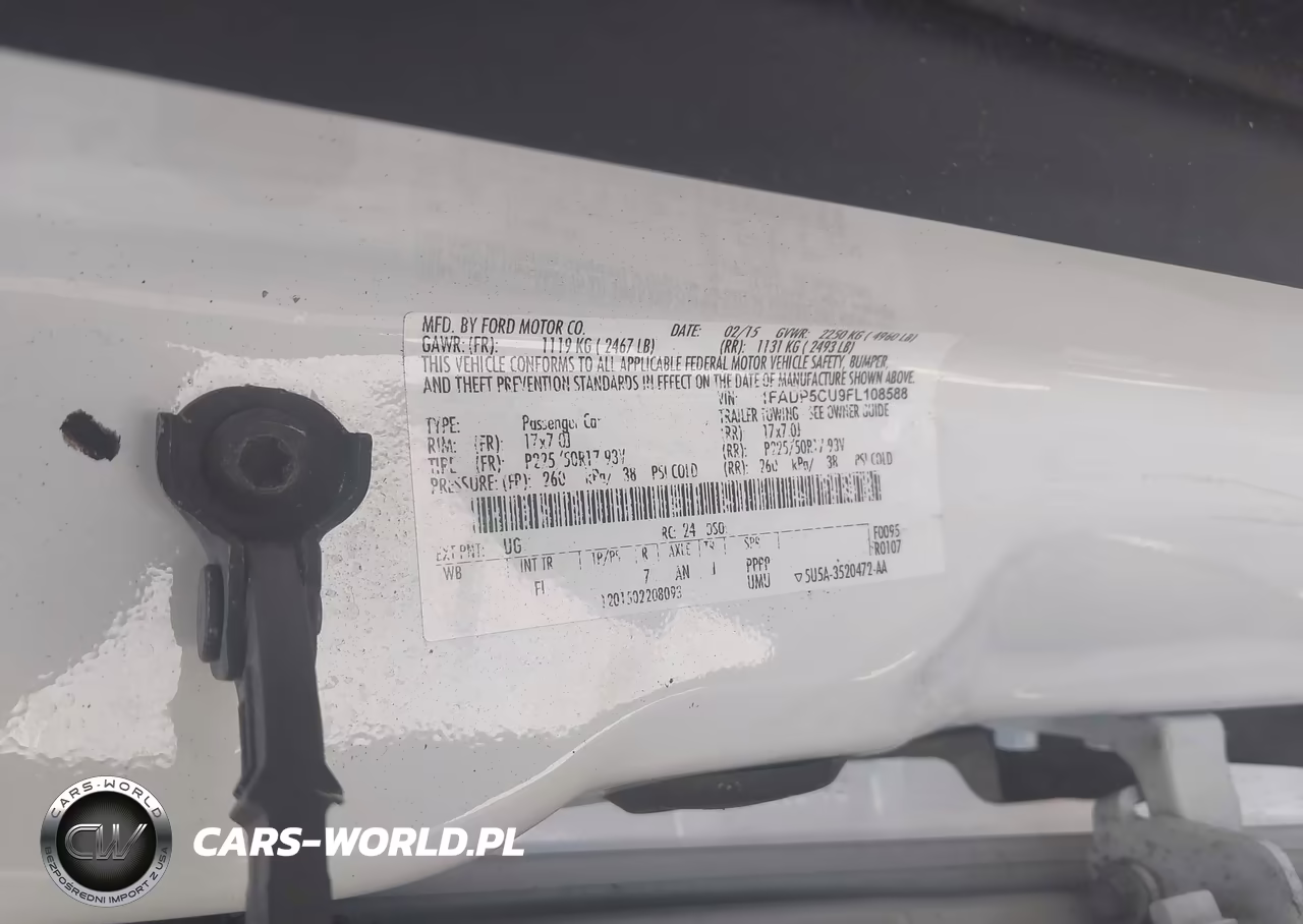 2015 Ford C-Max Energi Sel VIN:1FADP5CU9FL108588 - 9
