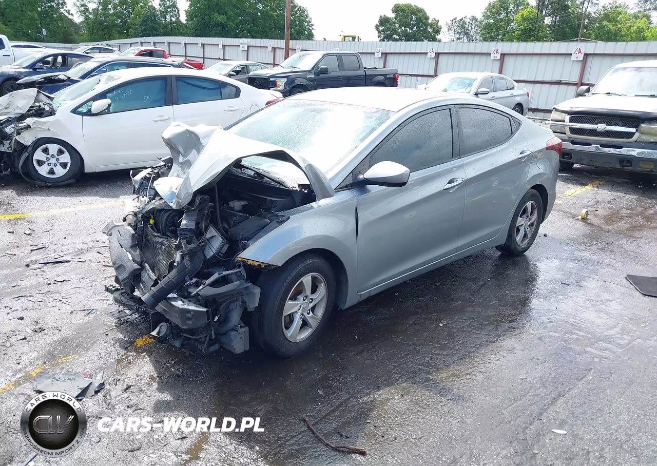 2014 Hyundai Elantra Se VIN:KMHDH4AE9EU171465 - 2