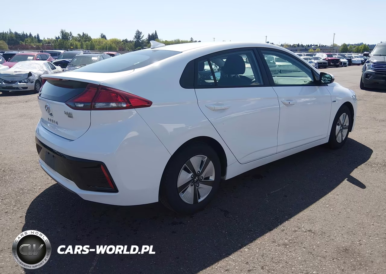 2018 Hyundai Ioniq Hybrid Blue VIN:KMHC65LC8JU100285 - 4