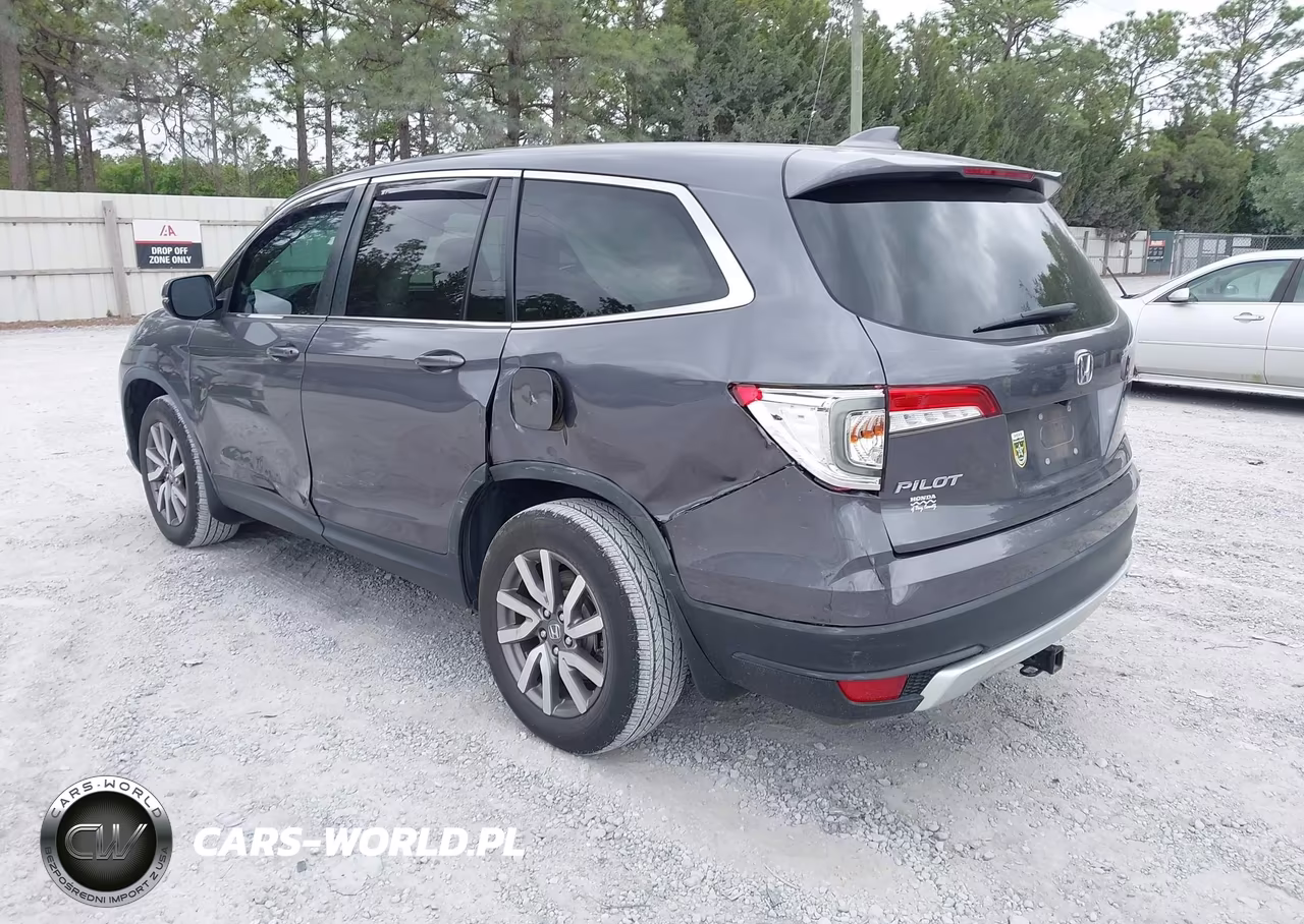 2020 Honda Pilot Awd Ex-L VIN:5FNYF6H5XLB067618 - 3