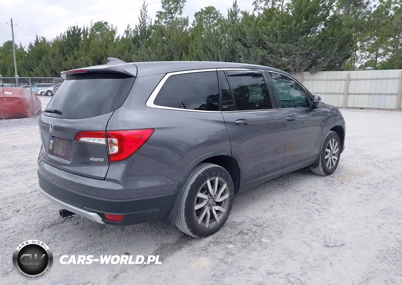 2020 Honda Pilot Awd Ex-L VIN:5FNYF6H5XLB067618 - 4