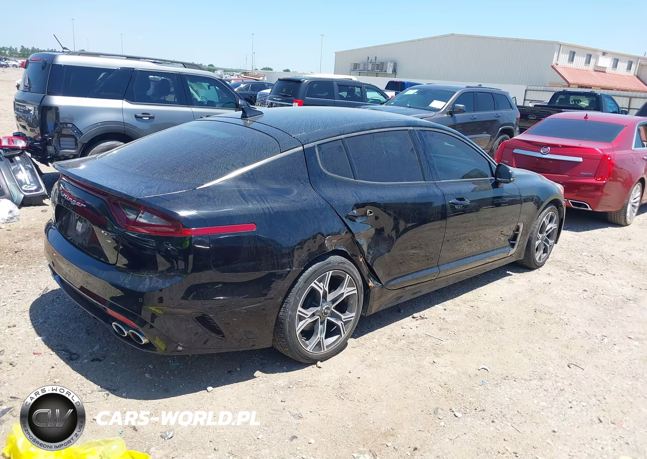 2021 Kia Stinger Gt-Line VIN:KNAE15LA9M6090219 - 4