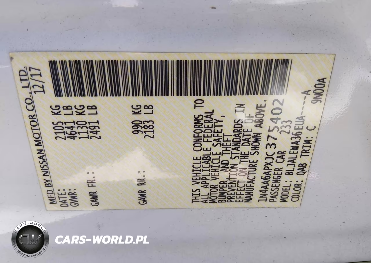 2018 Nissan Maxima 3.5 Sl VIN:1N4AA6APXJC375402 - 9