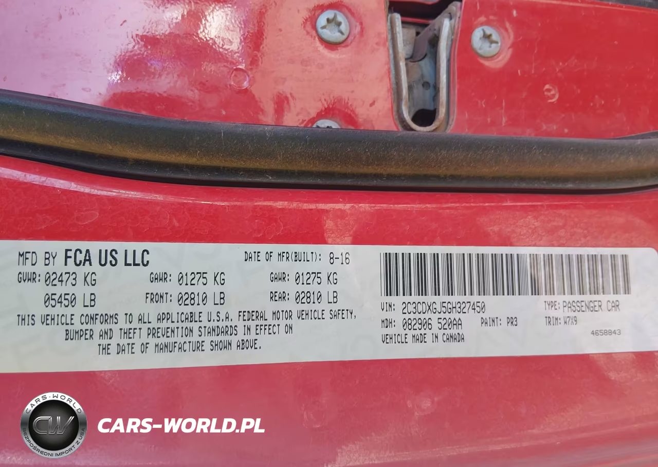 2016 Dodge Charger R-T Scat Pack VIN:2C3CDXGJ5GH327450 - 9