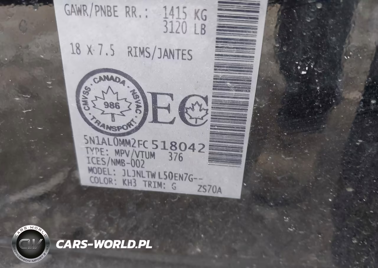 2015 Infiniti Qx60 VIN:5N1AL0MM2FC518042 - 9