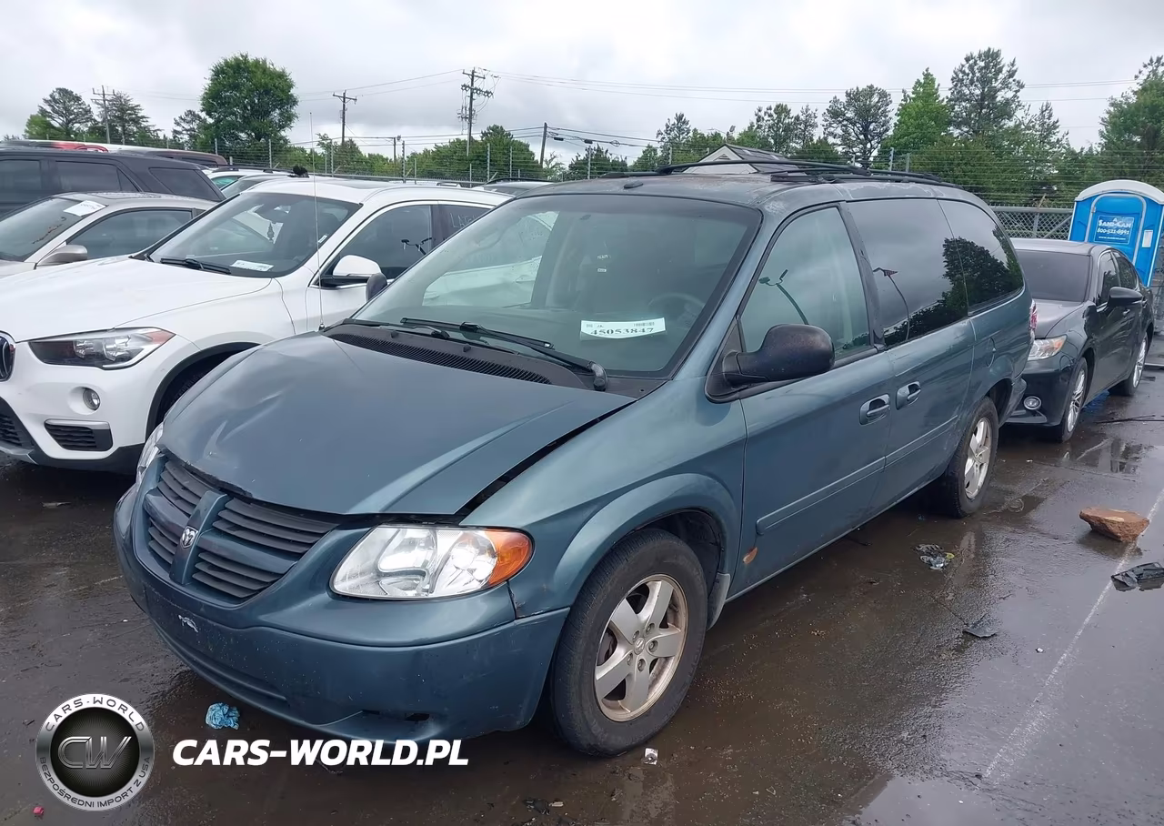 2007 Dodge Grand Caravan Sxt VIN:2D4GP44L87R165528 - 2