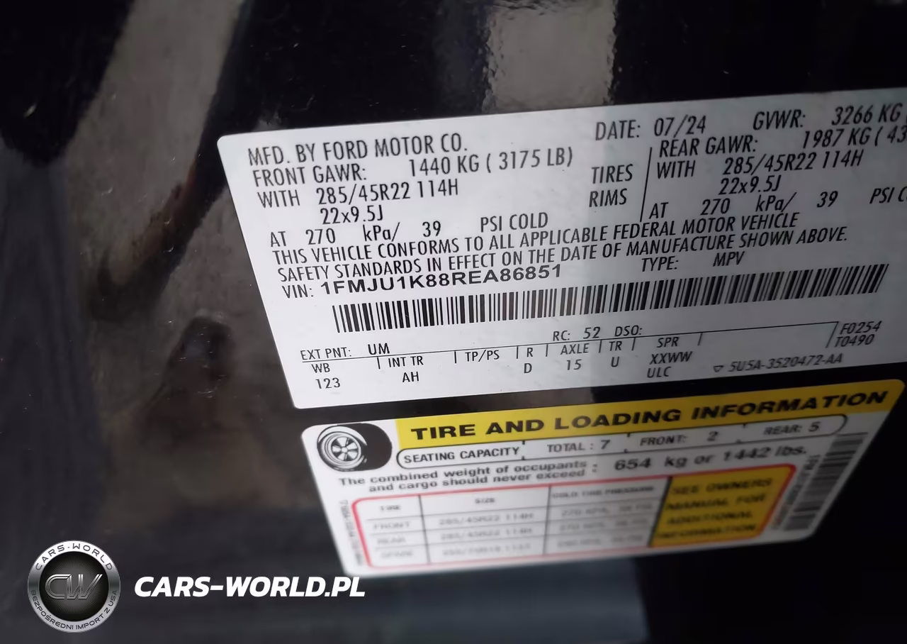 2024 Ford Expedition Limited VIN:1FMJU1K88REA86851 - 9