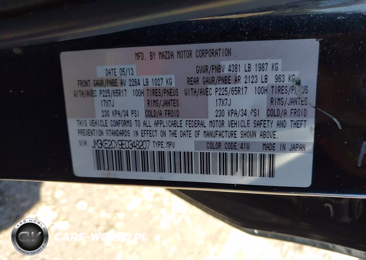 2014 Mazda Cx-5 Touring VIN:JM3KE2CY9E0348207 - 9