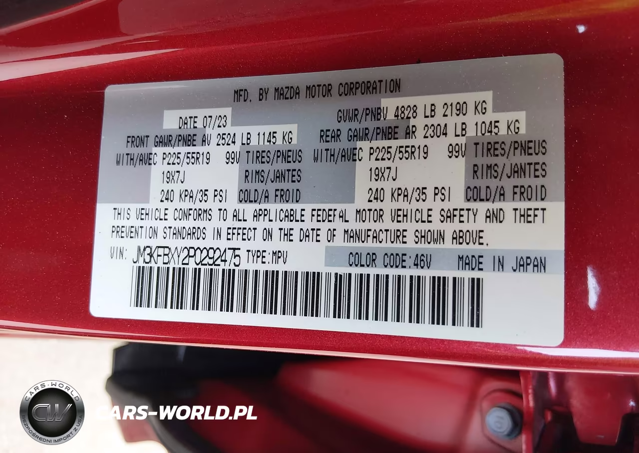 2023 Mazda Cx-5 2.5 Turbo Signature VIN:JM3KFBXY2P0292475 - 9