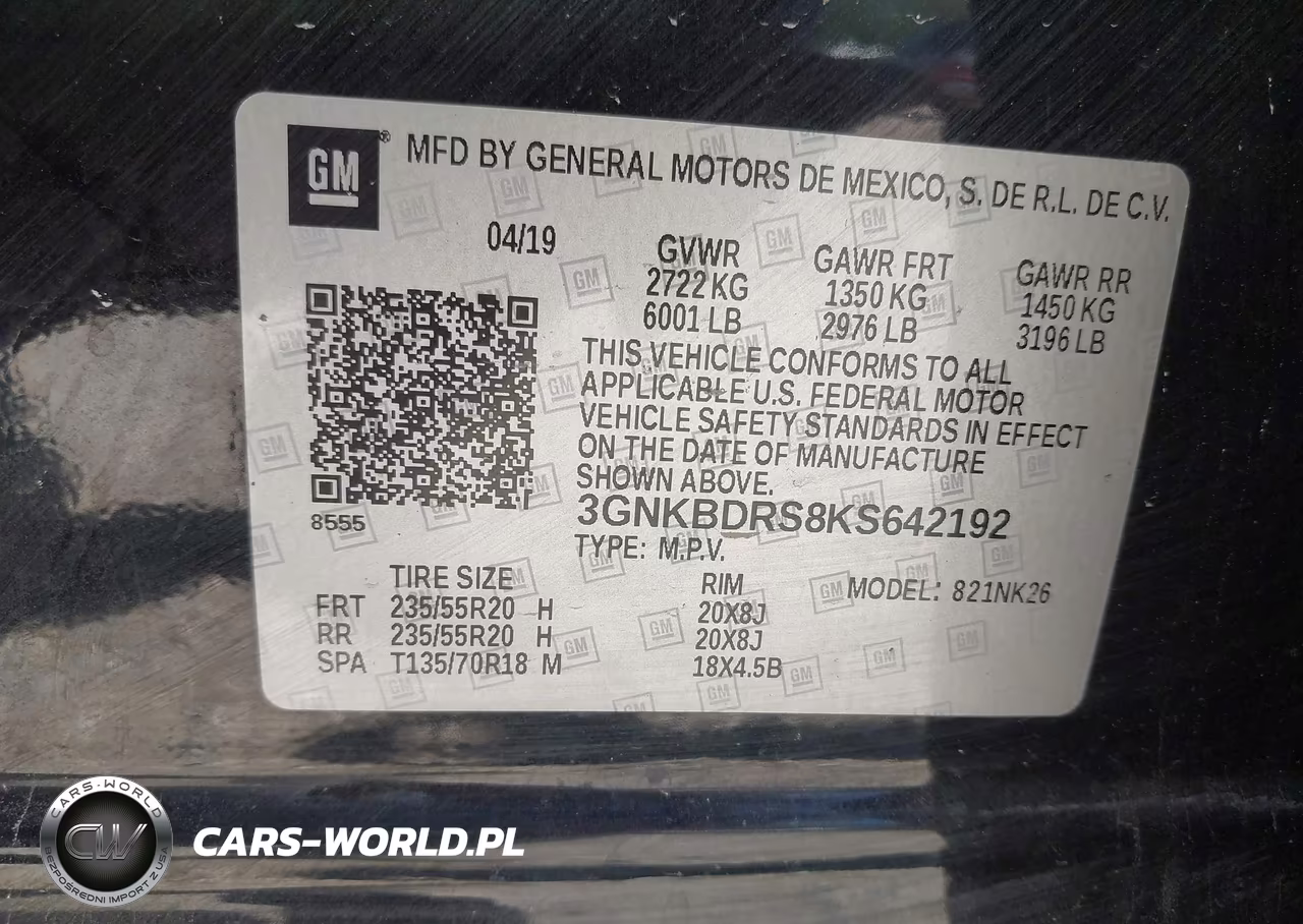 2019 Chevrolet Blazer VIN:3GNKBDRS8KS642192 - 9