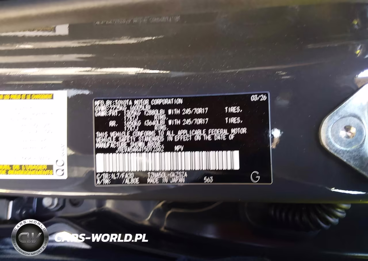 2026 Toyota 4Runner Sr5 VIN:JTEVA5AR4T5012362 - 9