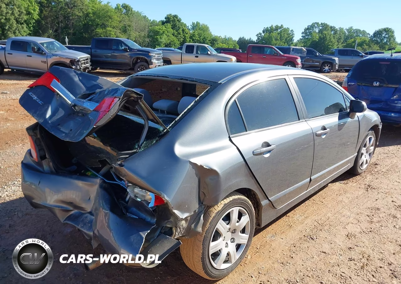 2011 Honda Civic Lx VIN:19XFA1F54BE027972 - 4