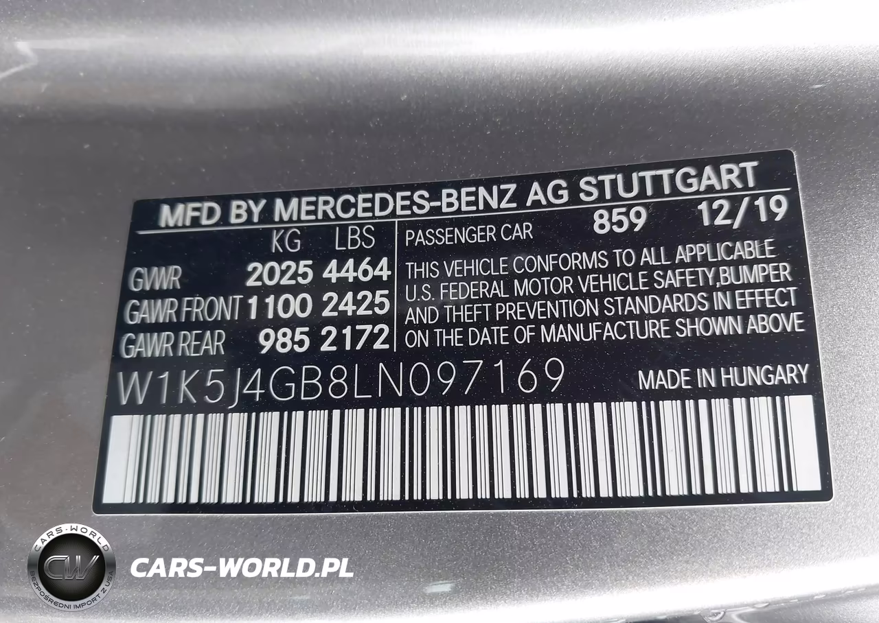 2020 Mercedes-Benz Cla 250 VIN:W1K5J4GB8LN097169 - 9