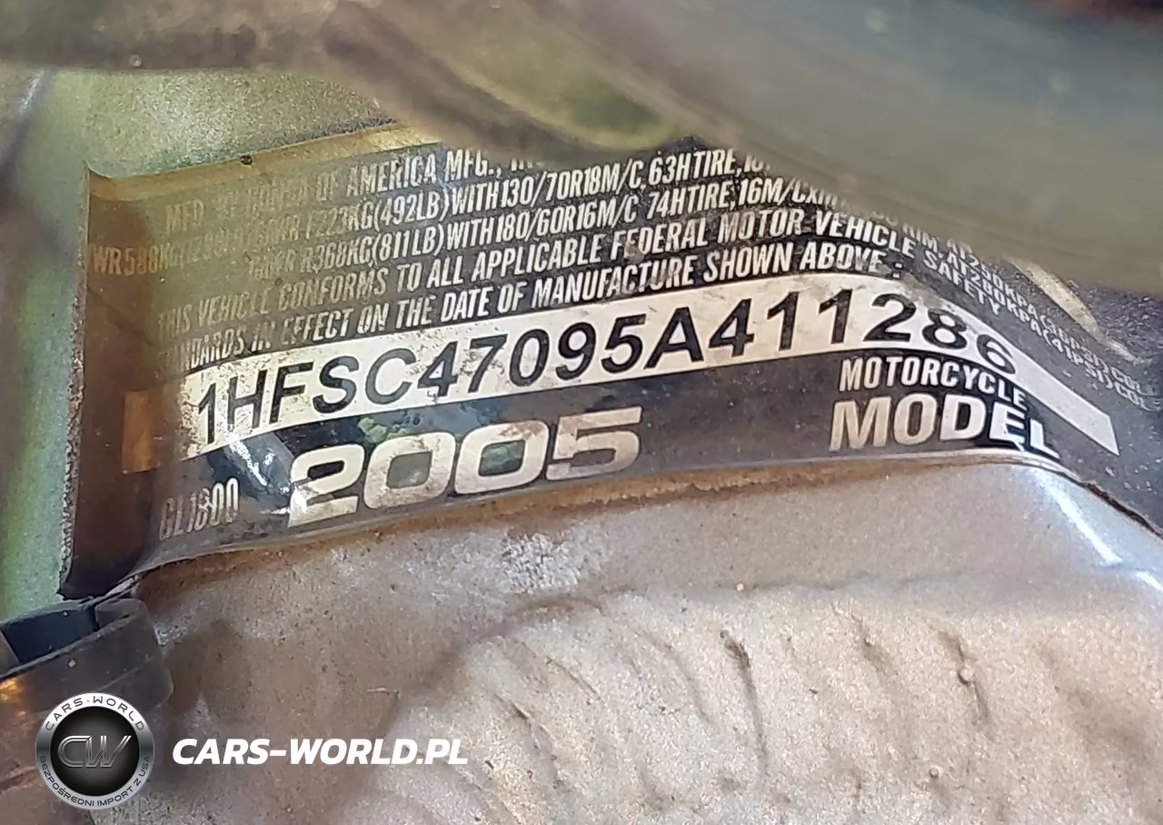 2005 Honda Gl1800 VIN:1HFSC47095A411286 - 10