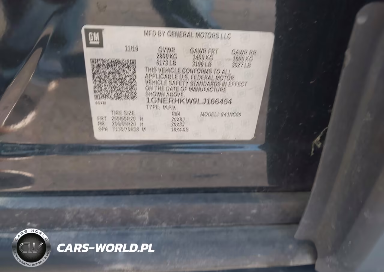 2020 Chevrolet Traverse Fwd Lt Leather VIN:1GNERHKW9LJ166454 - 9