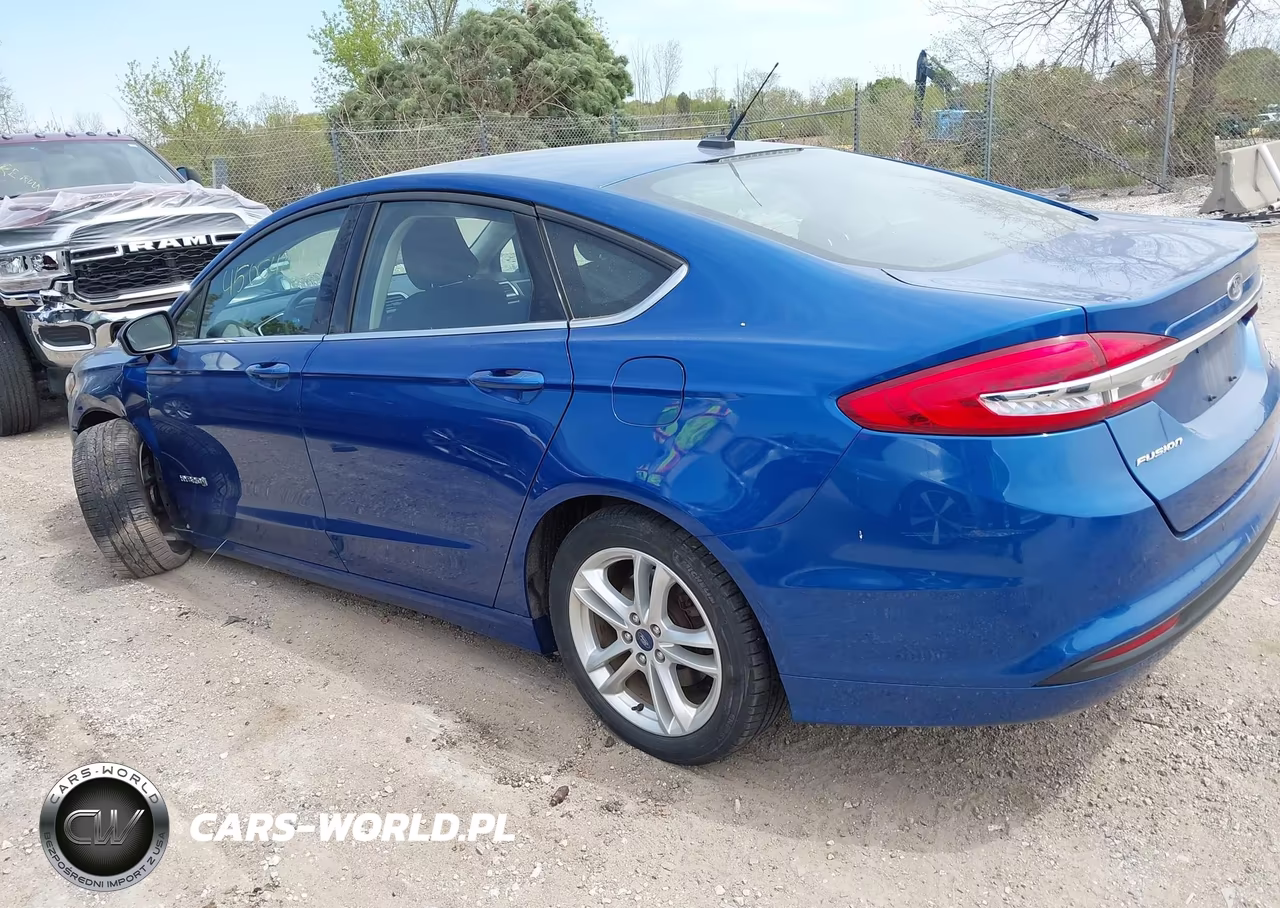 2018 Ford Fusion Hybrid Se VIN:3FA6P0LU1JR140330 - 3