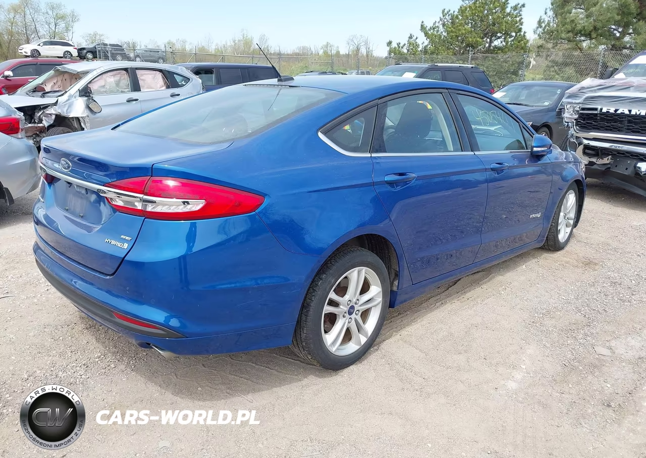 2018 Ford Fusion Hybrid Se VIN:3FA6P0LU1JR140330 - 4