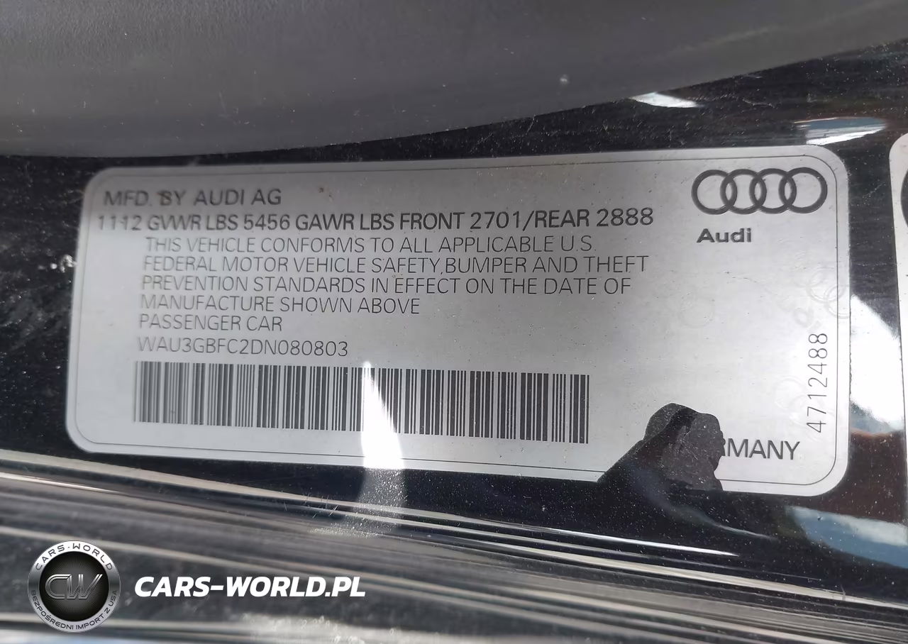 2013 Audi A7 3.0T Premium VIN:WAU3GBFC2DN080803 - 9