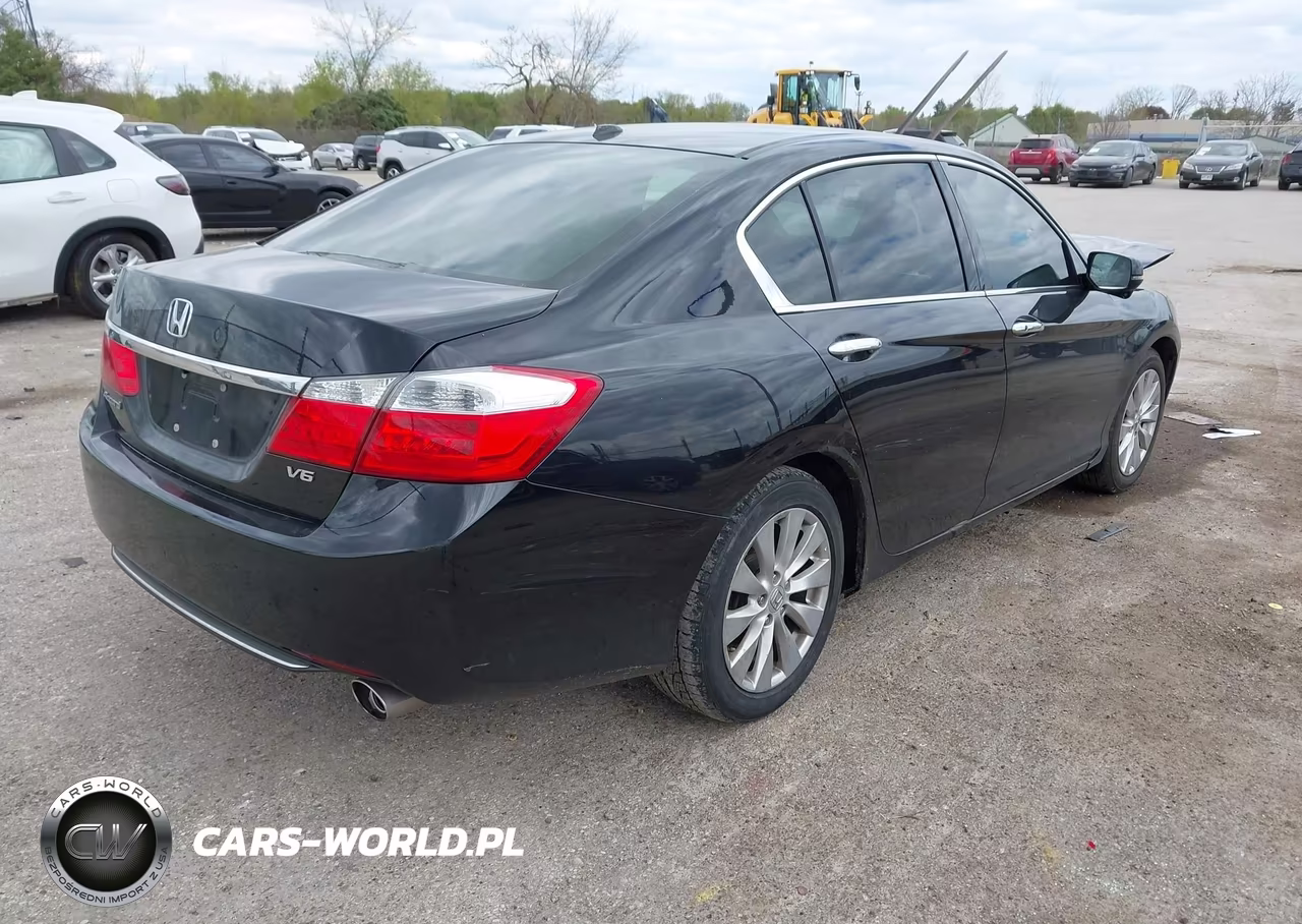2014 Honda Accord Ex-L V-6 VIN:1HGCR3F83EA011384 - 4