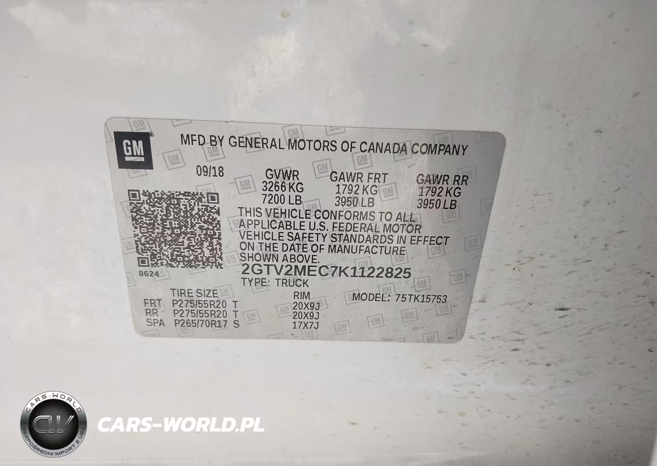 2019 GMC Sierra 1500 Limited Sle VIN:2GTV2MEC7K1122825 - 9