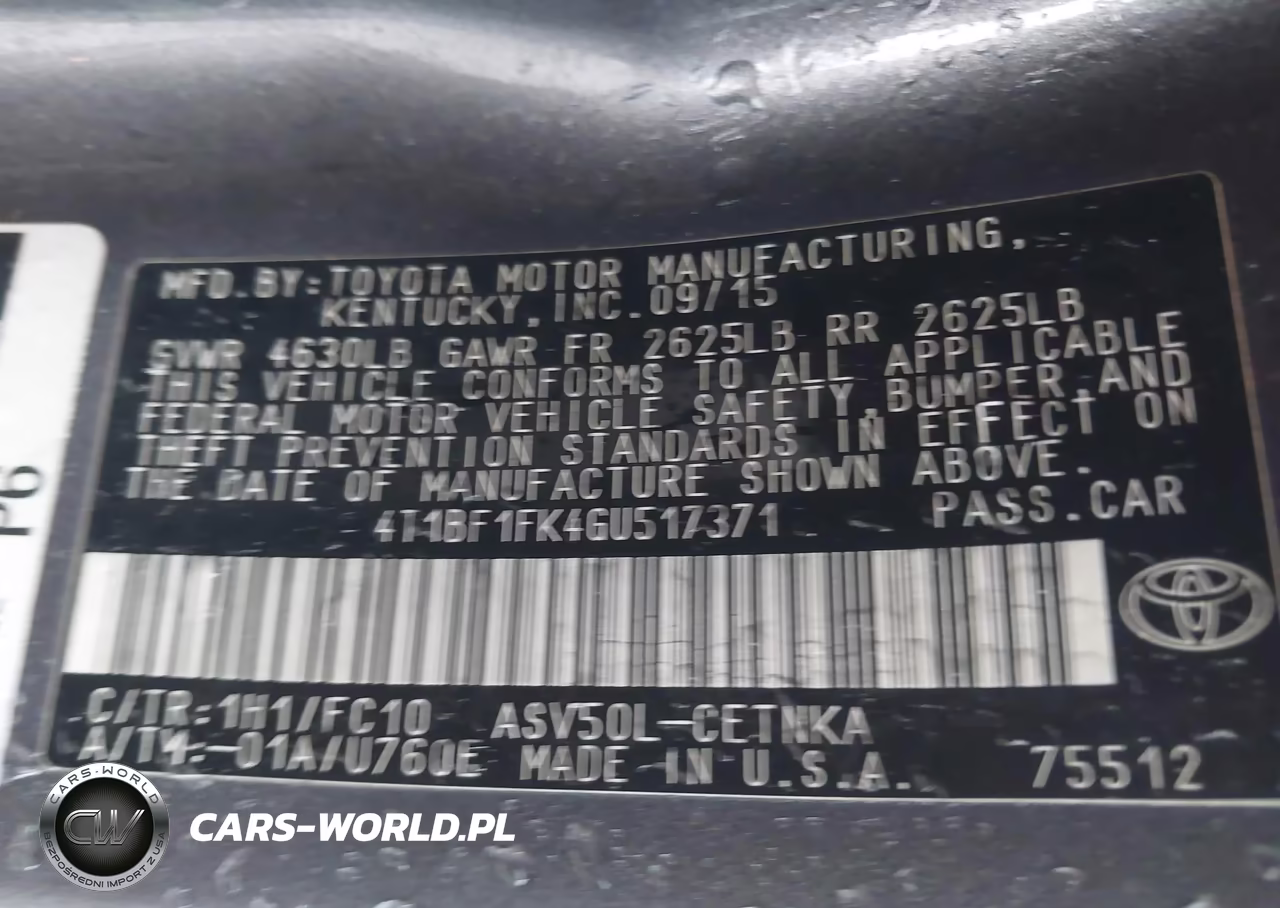 2016 Toyota Camry Le VIN:4T1BF1FK4GU517371 - 9