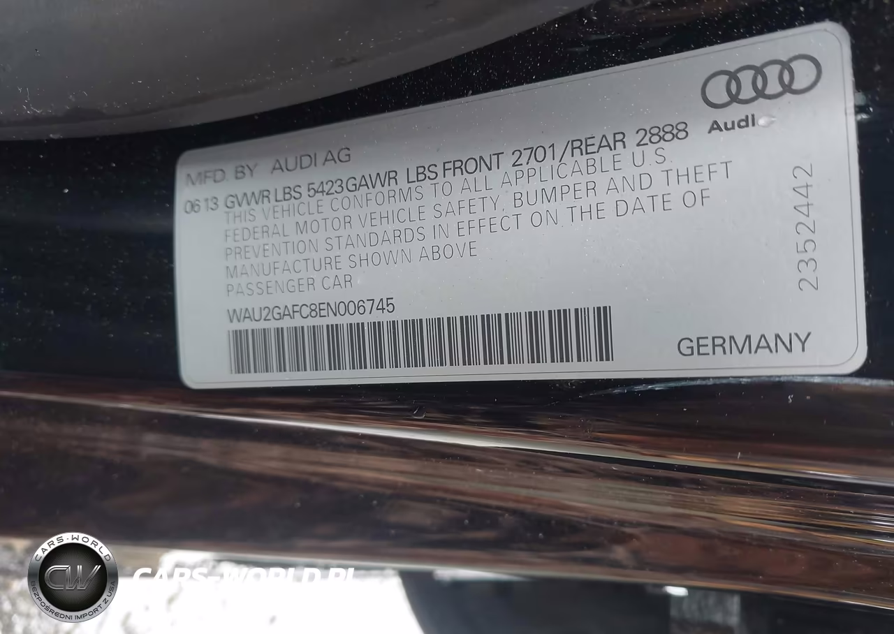2014 Audi A7 3.0T Premium Plus VIN:WAU2GAFC8EN006745 - 9
