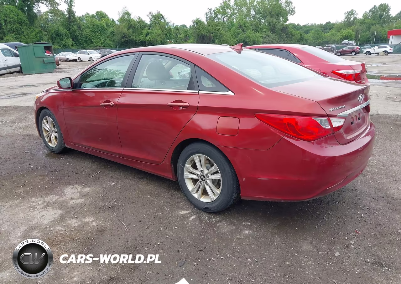 2012 Hyundai Sonata Gls VIN:5NPEB4AC1CH391666 - 3