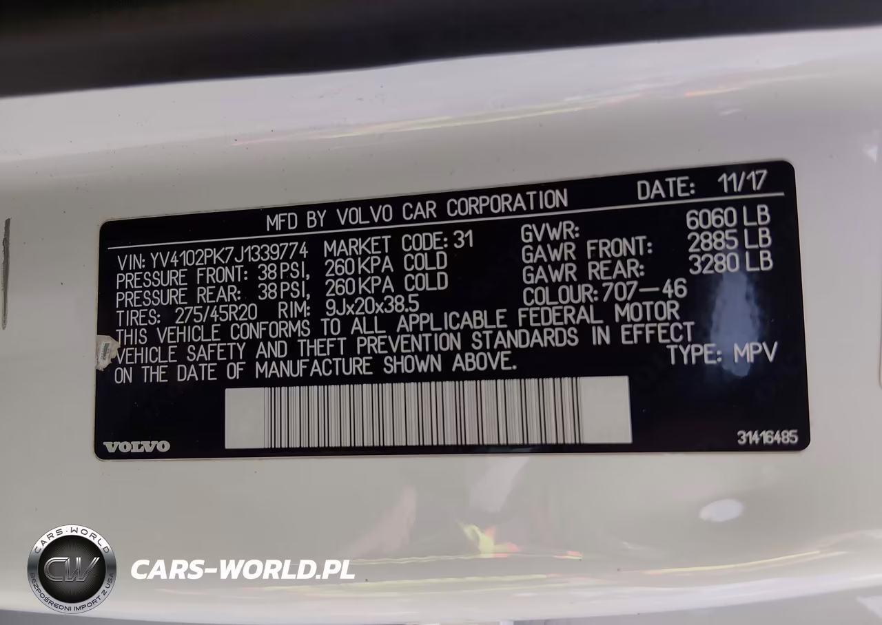 2018 Volvo Xc90 T5 Momentum VIN:YV4102PK7J1339774 - 9