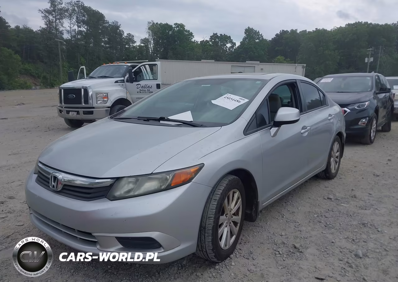 2012 Honda Civic Ex VIN:2HGFB2F84CH519681 - 2
