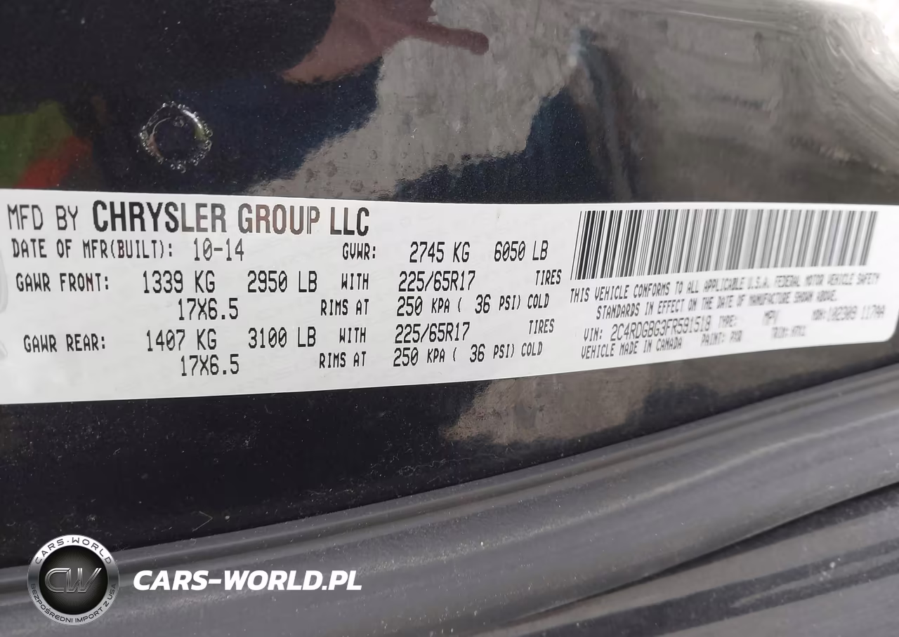 2015 Dodge Grand Caravan Se VIN:2C4RDGBG3FR591518 - 9