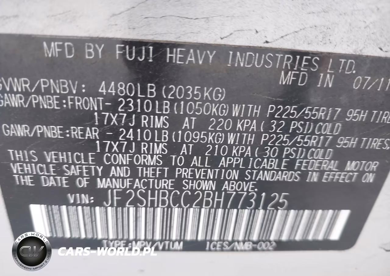 2011 Subaru Forester 2.5X Premium VIN:JF2SHBCC2BH773125 - 9