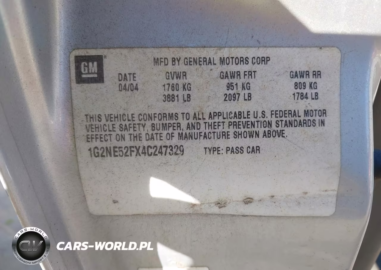 2004 Pontiac Grand Am Se VIN:1G2NE52FX4C247329 - 9
