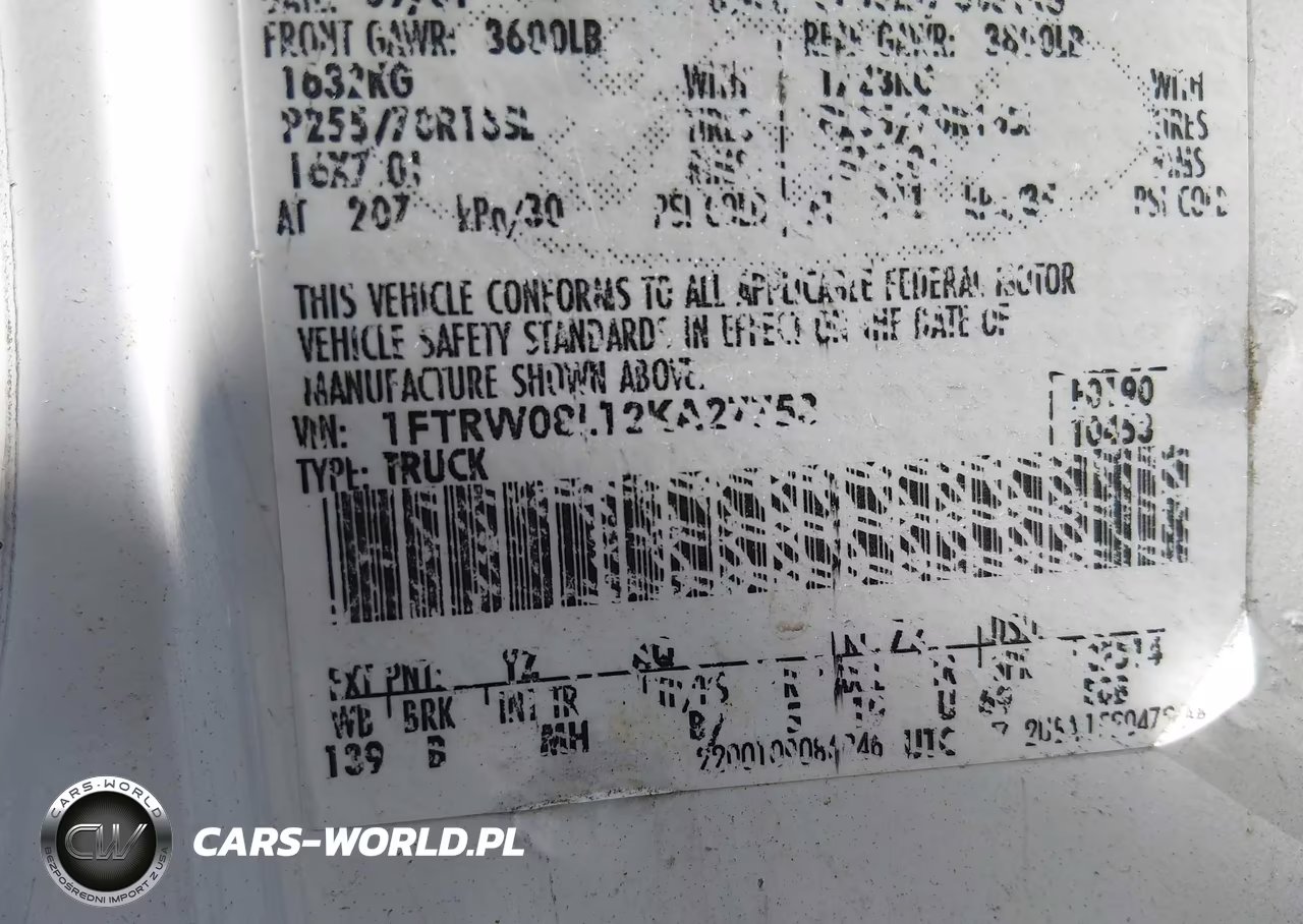 2002 Ford F-150 Lariat-Xlt VIN:1FTRW08L12KA27753 - 13