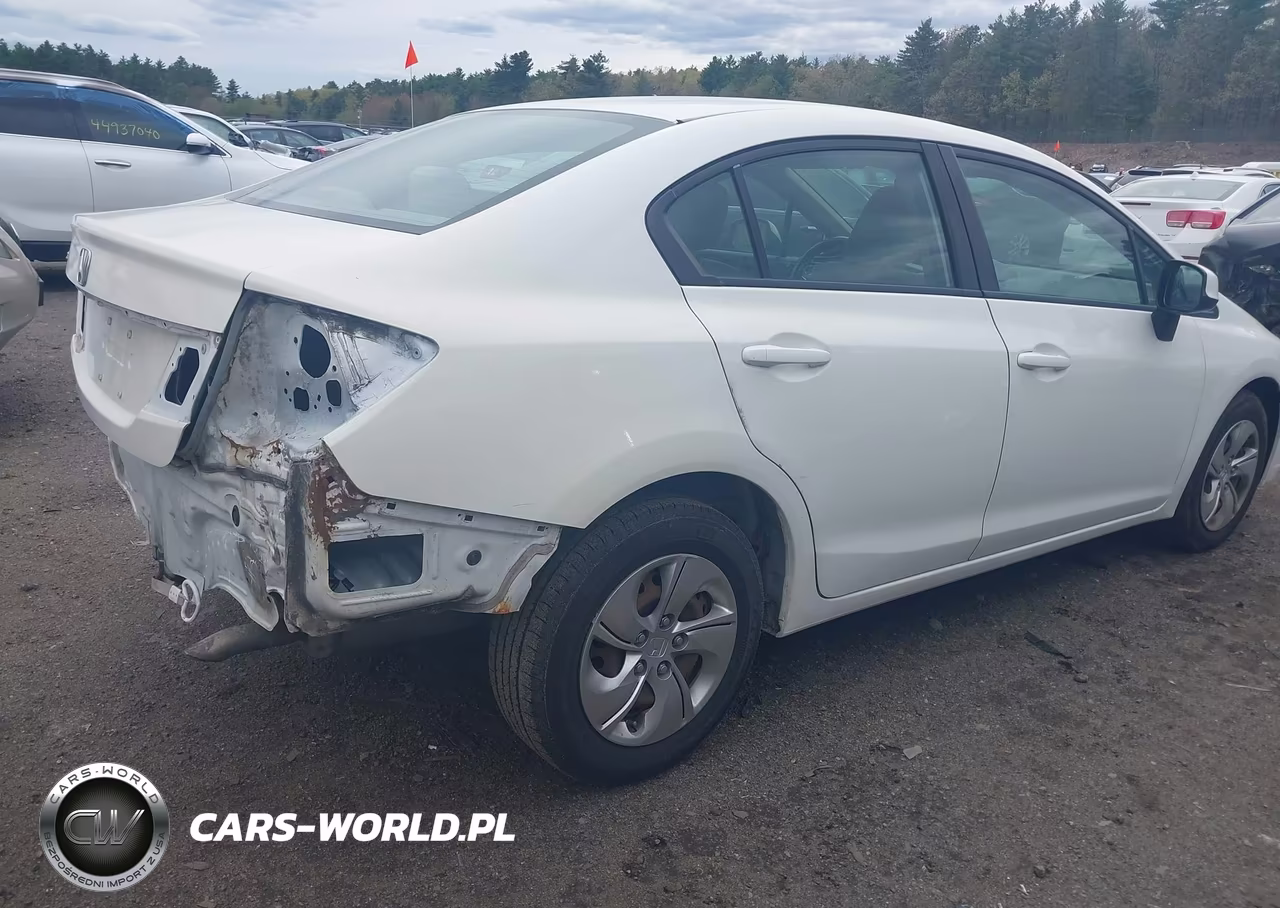 2013 Honda Civic Lx VIN:2HGFB2F50DH501069 - 4