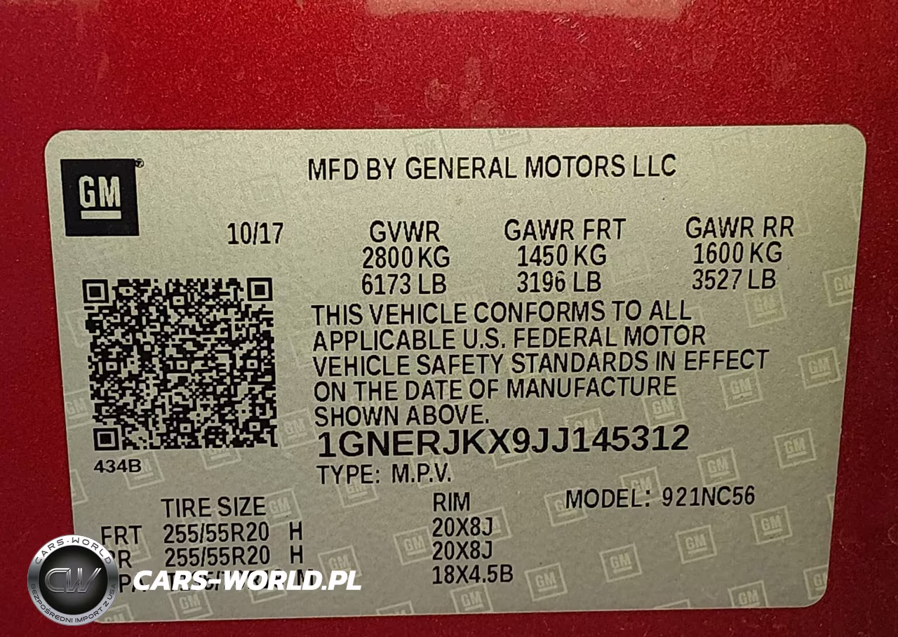 2018 Chevrolet Traverse Rs VIN:1GNERJKX9JJ145312 - 9