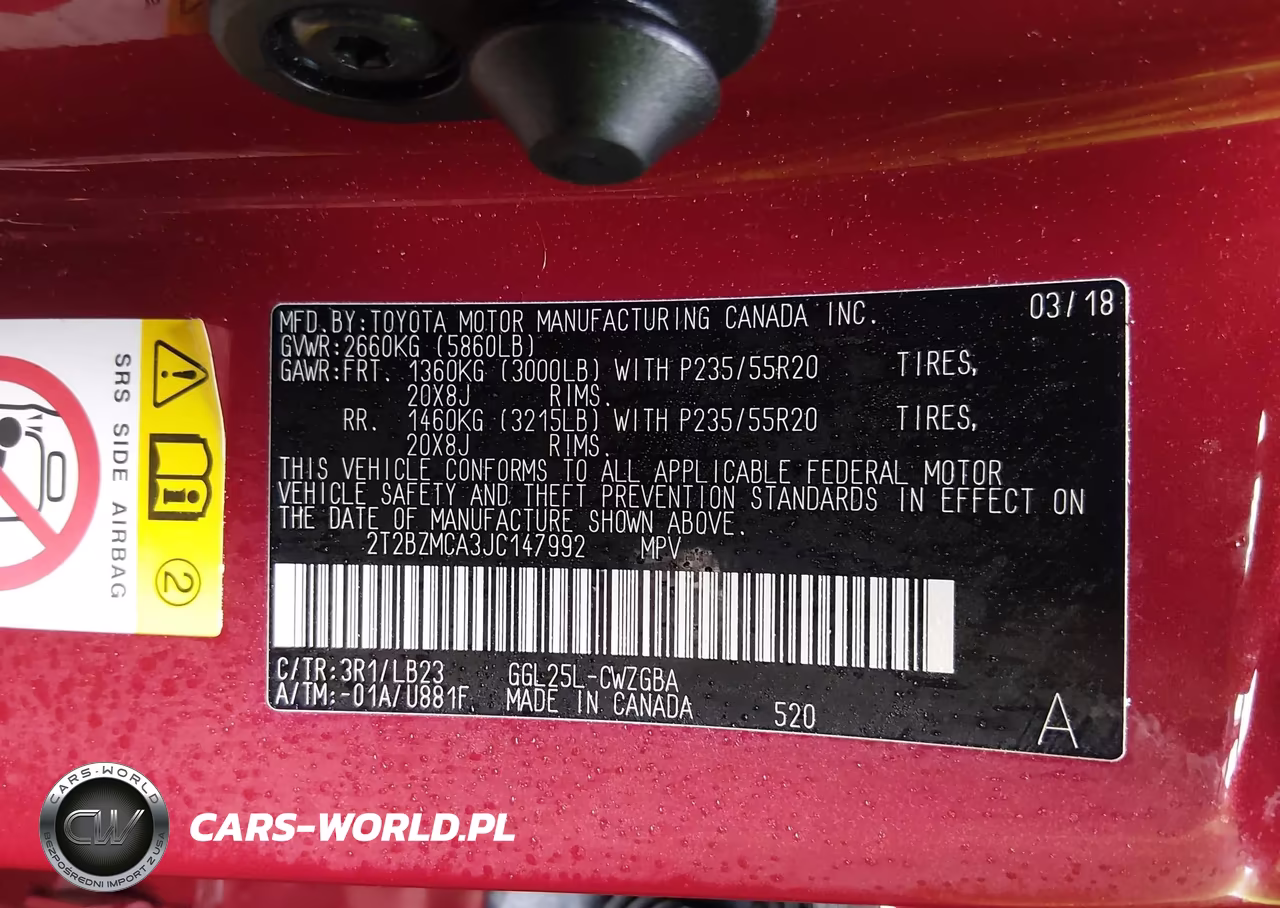 2018 Lexus Rx 350 VIN:2T2BZMCA3JC147992 - 9