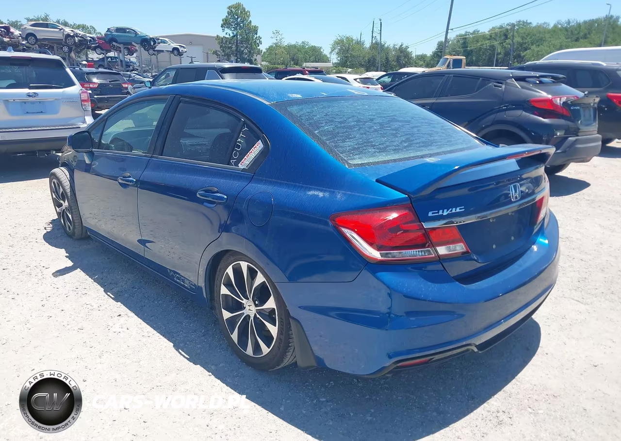 2013 Honda Civic Si VIN:2HGFB6E50DH700017 - 3