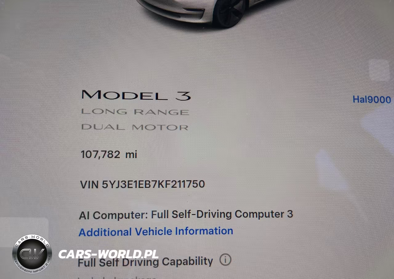 2019 Tesla Model 3 Long Range-Performance VIN:5YJ3E1EB7KF211750 - 7