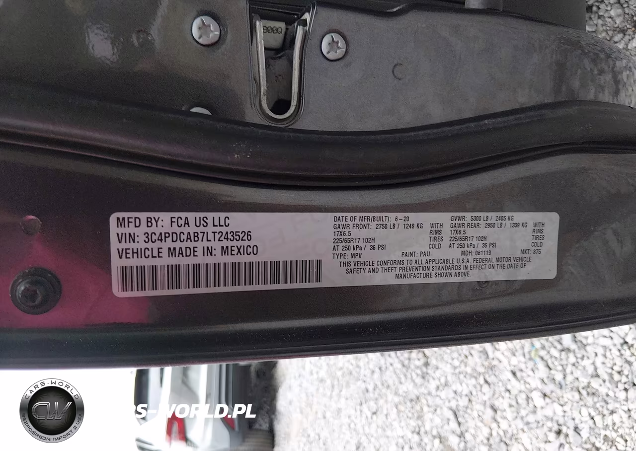 2020 Dodge Journey Se Value VIN:3C4PDCAB7LT243526 - 9